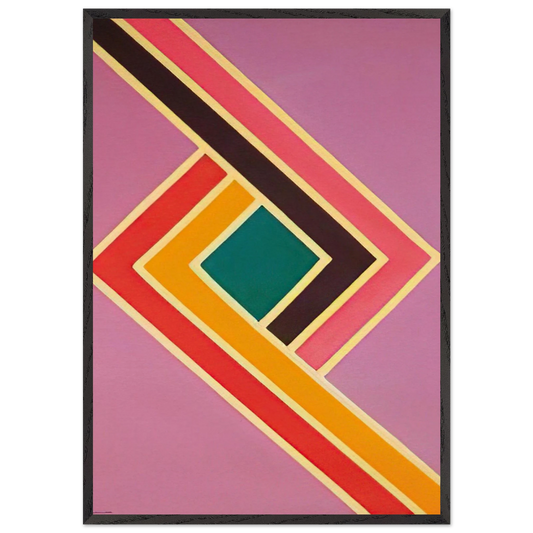 Comet I - Sam Gilliam Framed Art Print – Black Wooden Frame - Default Title - -Framed Art Print