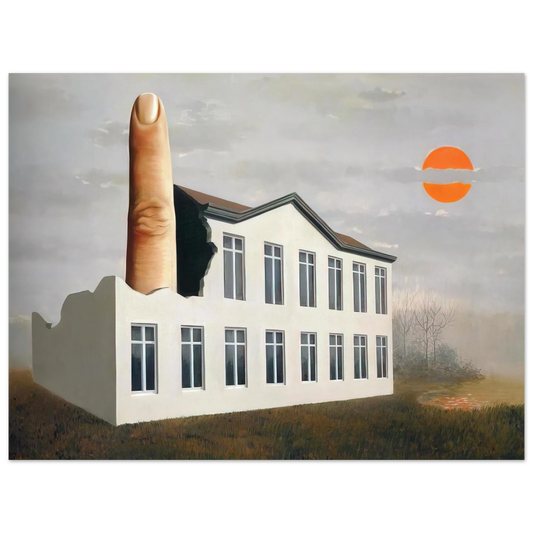 Rene Magritte - THE REVEALING OF THE PRESENT 1936 Fine Art Poster - Default Title