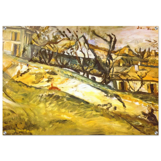 LANDSCAPE 1 - Chaim Soutine Acrylic Print - 70x100 cm / 28x40″ inches