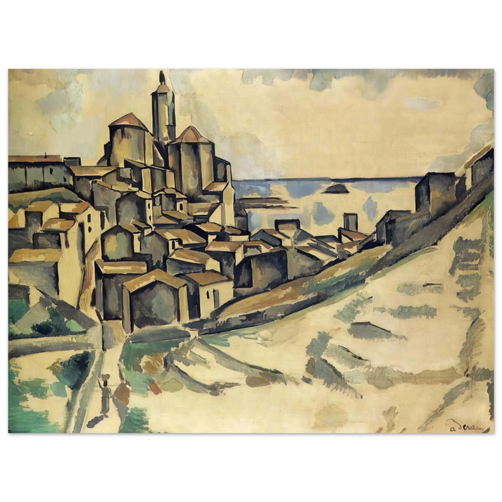 Andre Derain - LANDSCAPE AT CADAQUES  75x100 cm / 30x40inches Fine Art Poster