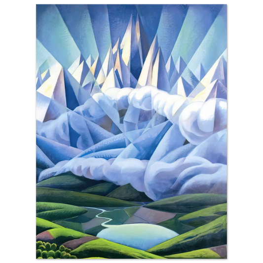 Gerardo Dottori - Forme ascenzionali o Forze ascenzionali - 1930 Fine Art Poster - Default Title