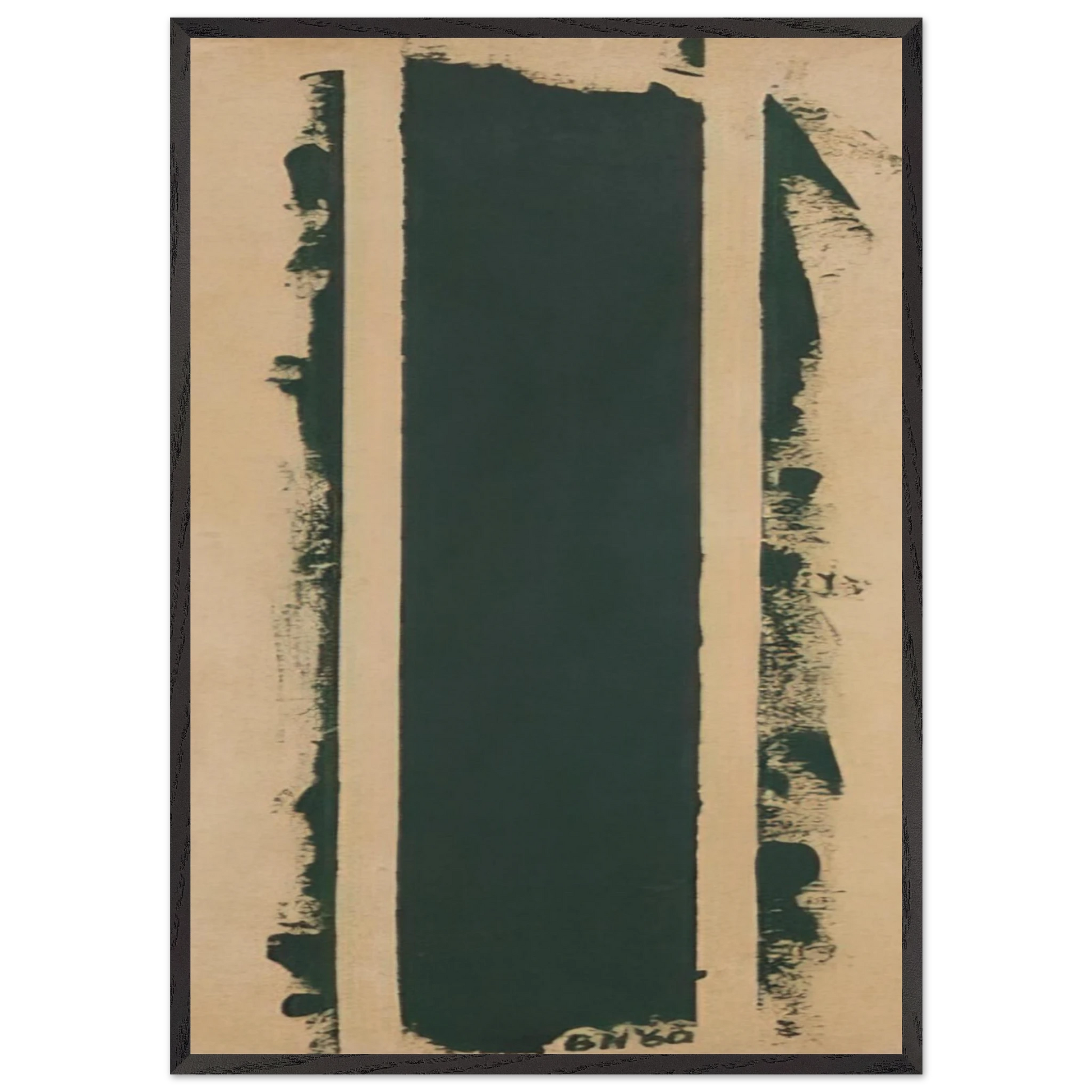 Treble - Barnett Newman Framed Art Print – Black Wooden Frame - Default Title - -Framed Art Print