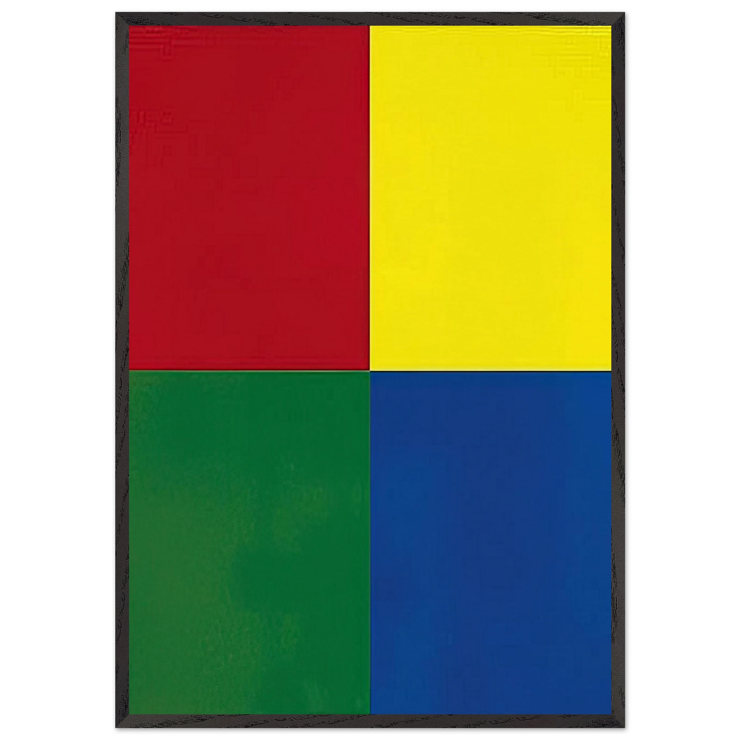 QUATTRO COLORI 2007 - Gerhard Richter Framed Art Print – Black Wooden Frame - Default Title - -Framed Art Print