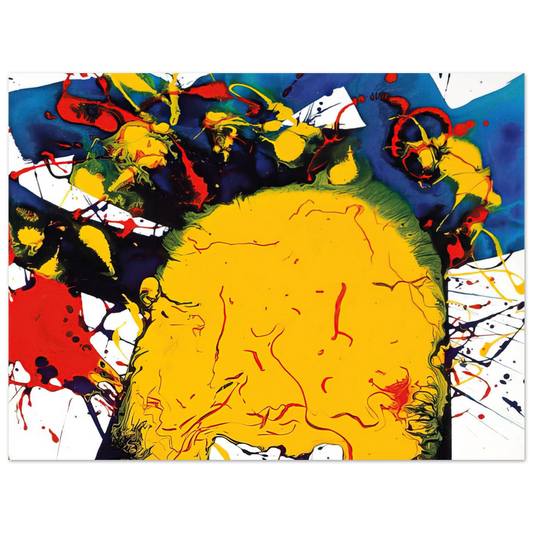 Sam Francis - Untitled  SFP94-141  SFF 1811  Fine Art Poster - Default Title