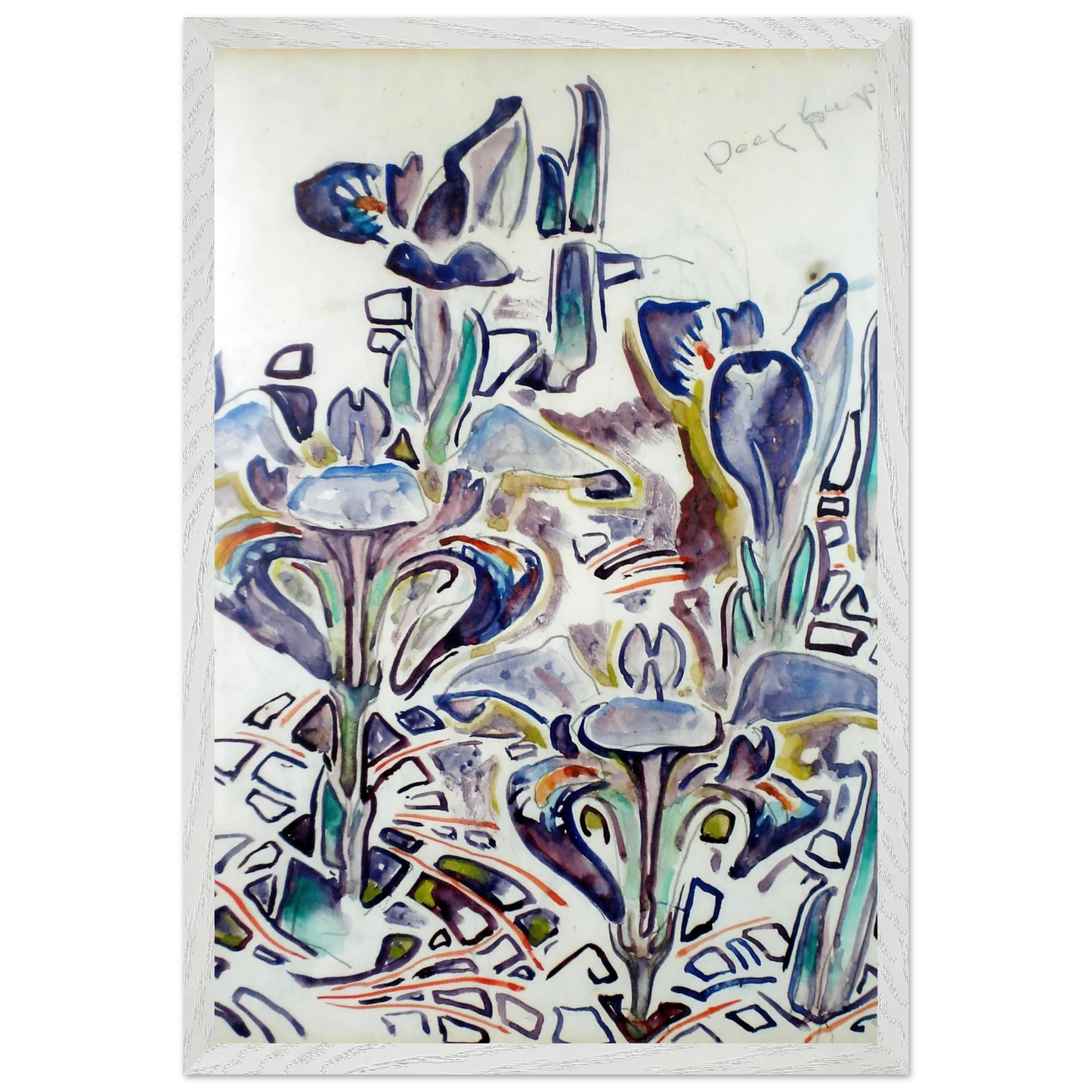Walter Inglis Anderson - Walter Anderson Wall art - 30x45 cm / 12x18 Inches - Premium Wooden Framed Poster With Fine Art Paper - Wood frame
