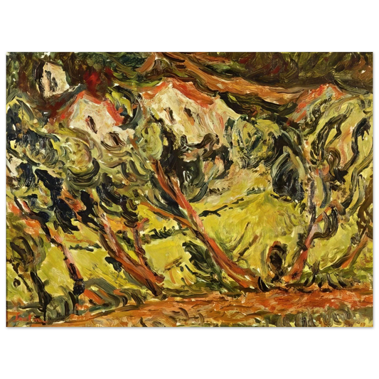 Chaim Soutine - CERET LANDSCAPE 1 Fine Art Poster - Default Title