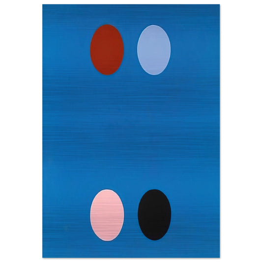 France Blue - 1965 - Thomas Downing Brushed Aluminum Print - 70x100 cm / 28x40 inches | Thomas Downing Aluminum Print | Thomas Downing Prints