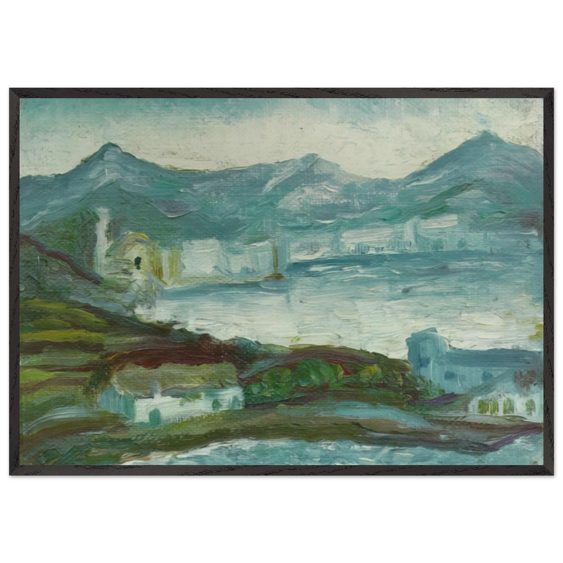 CADAQUES 2 - Salvador Dali Framed Art Print – Black Wooden Frame - Default Title - -Framed Art Print