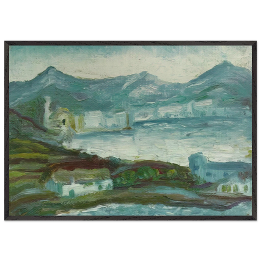 CADAQUES 2 - Salvador Dali Framed Art Print – Black Wooden Frame - Default Title - -Framed Art Print