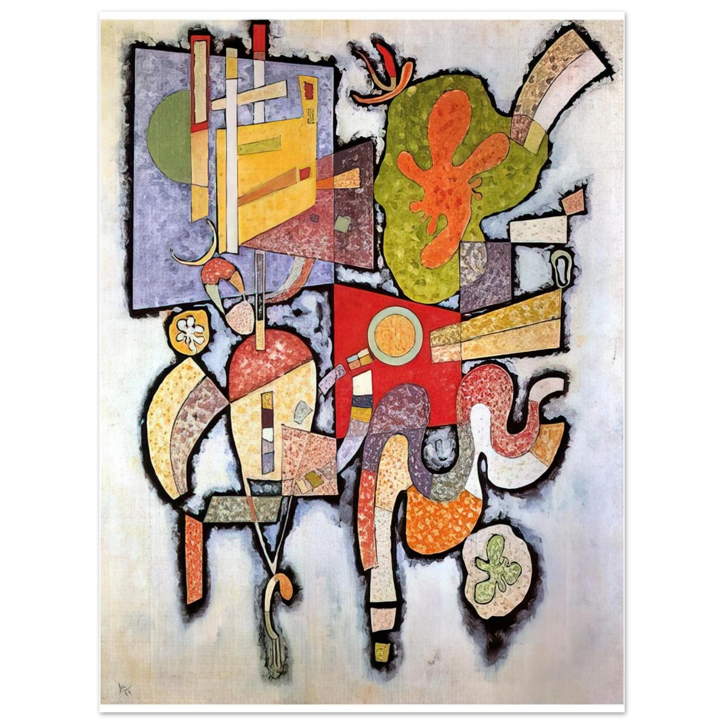 Wassily Kandinsky - COMPLEX SIMPLE 1939 Fine Art Poster - Default Title