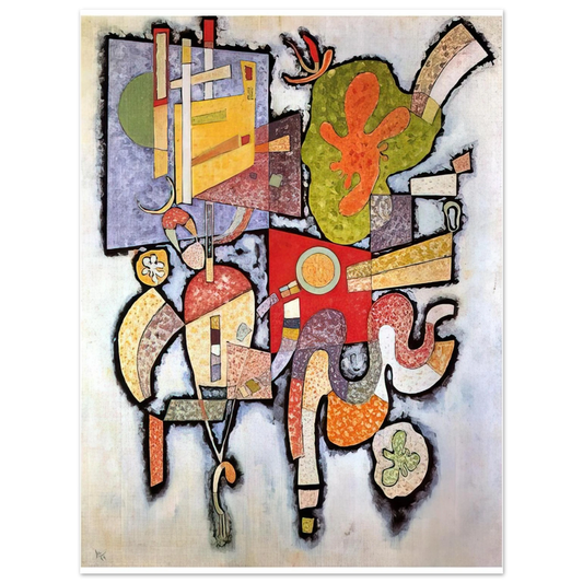 Wassily Kandinsky - COMPLEX SIMPLE 1939 Fine Art Poster - Default Title