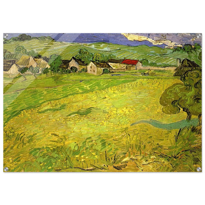 View of Vessenots near Auvers - Vincent van Gogh Acrylic Print - 70x100 cm / 28x40″ inches