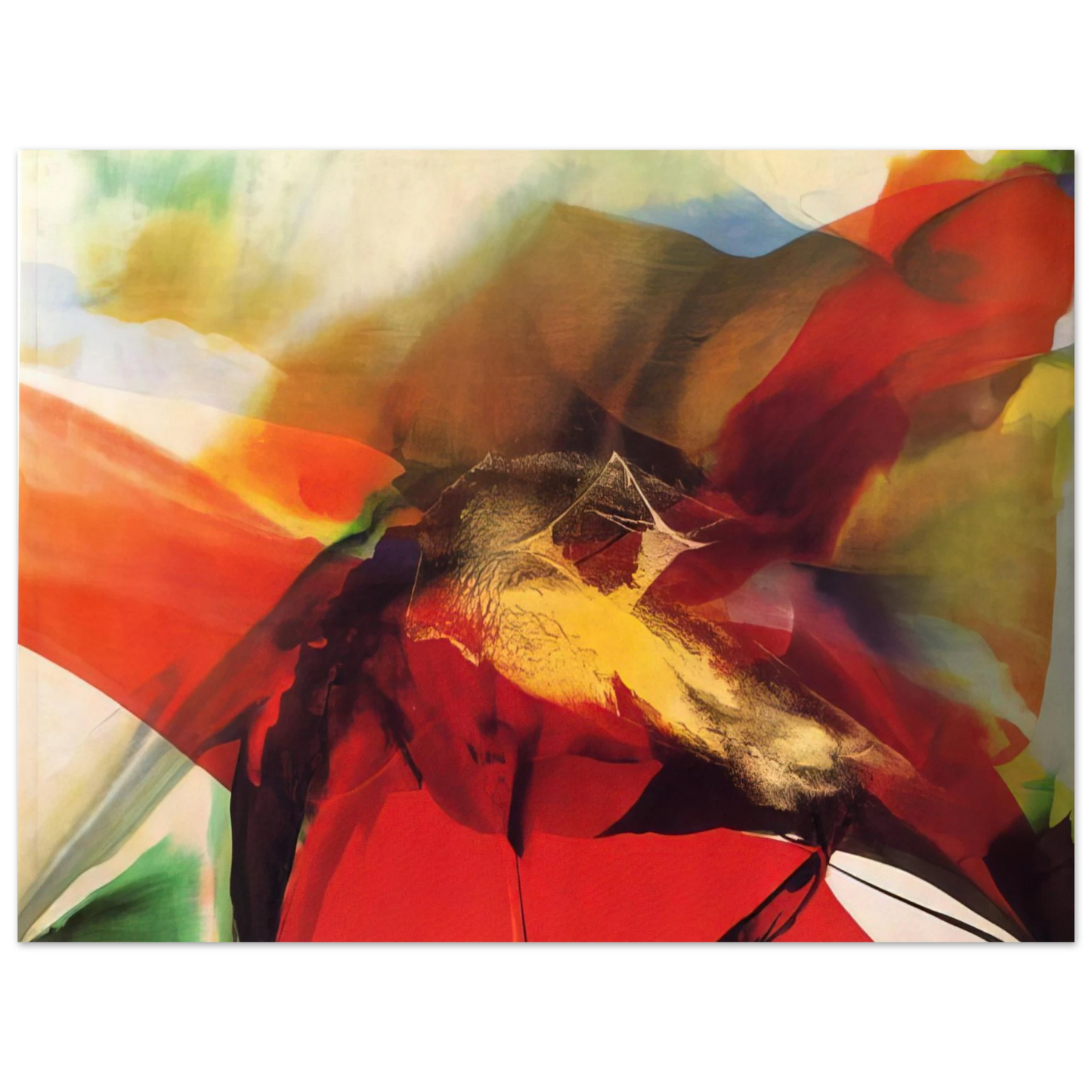 Paul Jenkins - Phenomena Day of Zagorsk Fine Art Poster - Default Title
