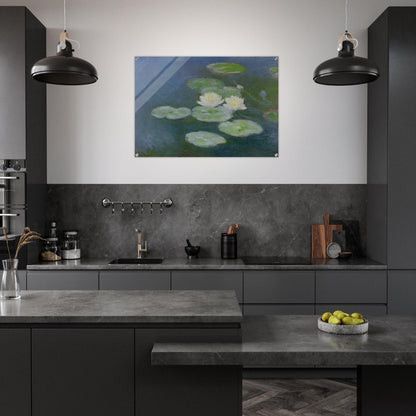 Water Lilies, Evening Effect - claude monet Acrylic Print - 70x100 cm / 28x40″ inches