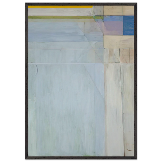Ocean Park 54 - Richard Diebenkorn Framed Art Print – Black Wooden Frame - Default Title - -Framed Art Print