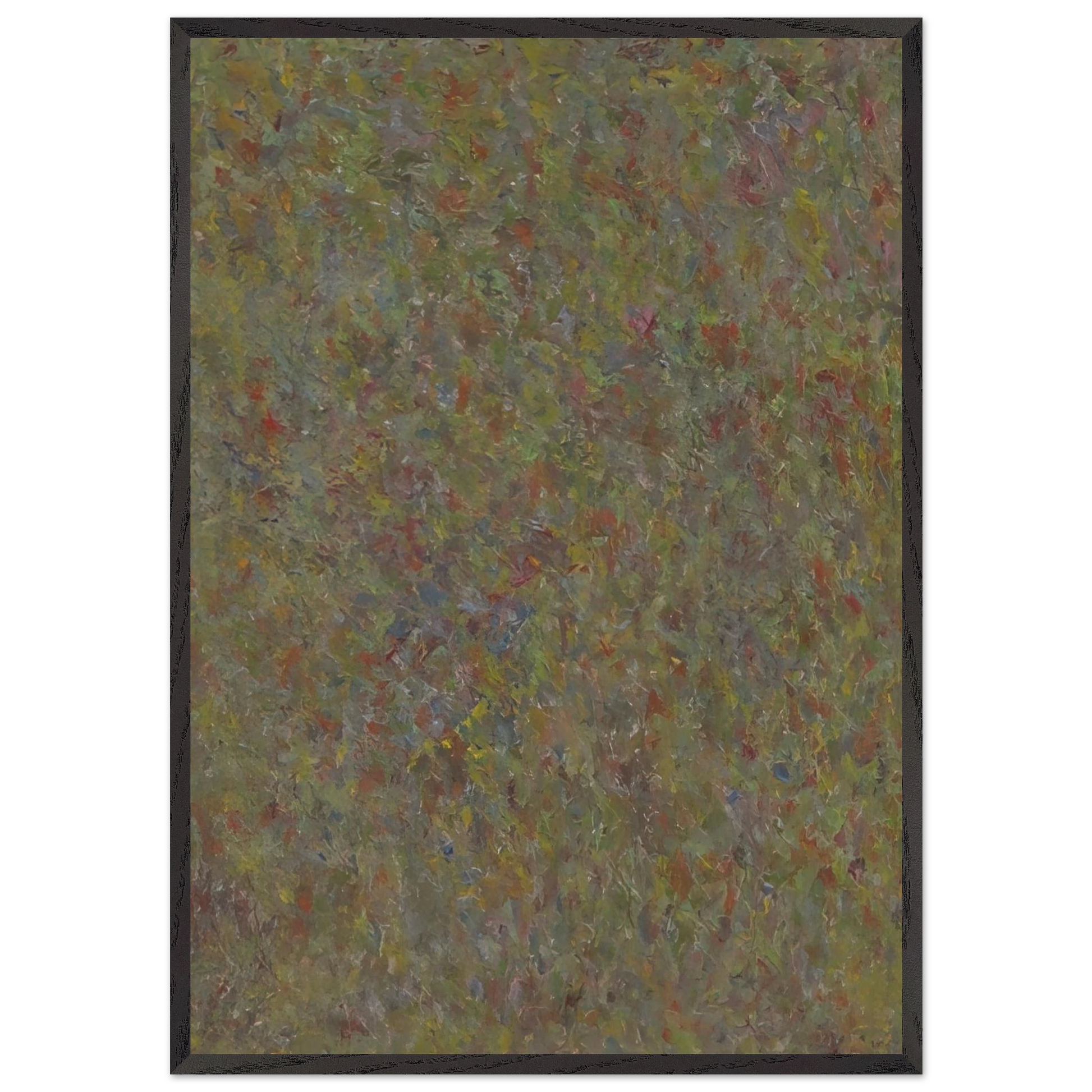 COMPOSITION 1963 - Milton Resnick Framed Art Print – Black Wooden Frame - Default Title - -Framed Art Print