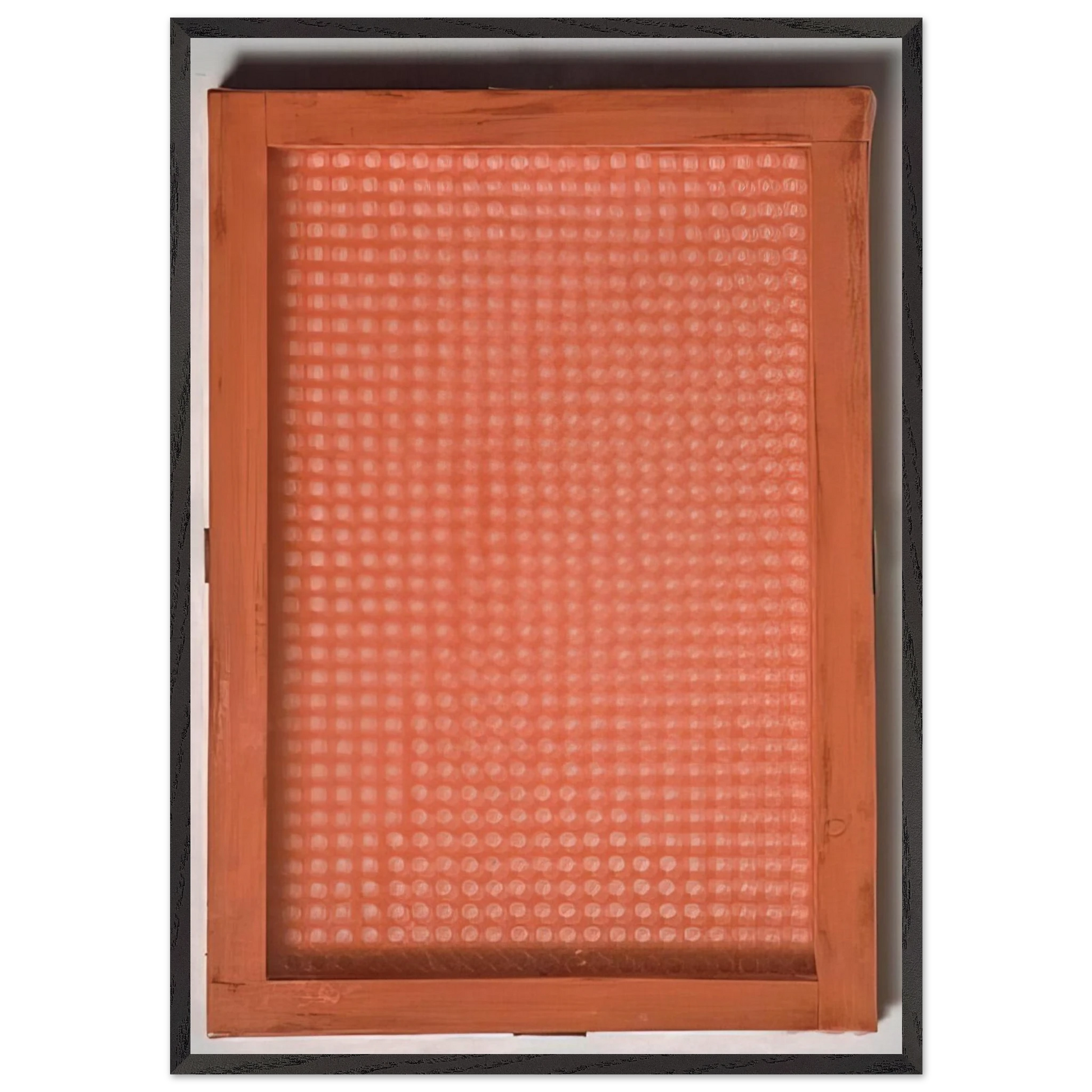 Volume a moduli sfasati - 1960 - Dadamaino Framed Art Print – Black Wooden Frame - Default Title - -Framed Art Print