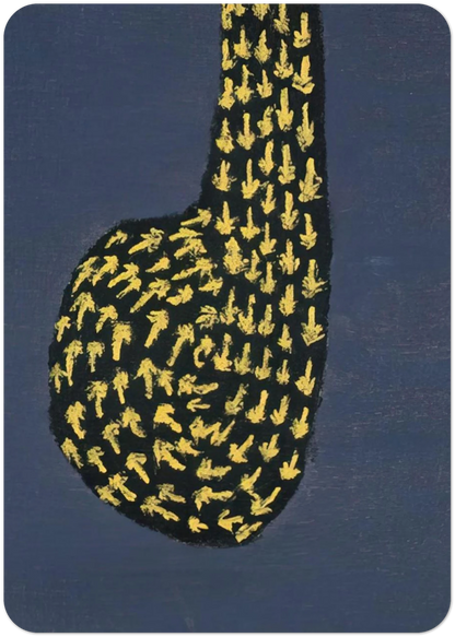 Here is a Sign - 1970 By Forrest Bess Pack of 10 Post Cards | Forrest Bess Post Cards | A6 (10.5 x 14.8 cm) - 4.1 x 5.8 inches