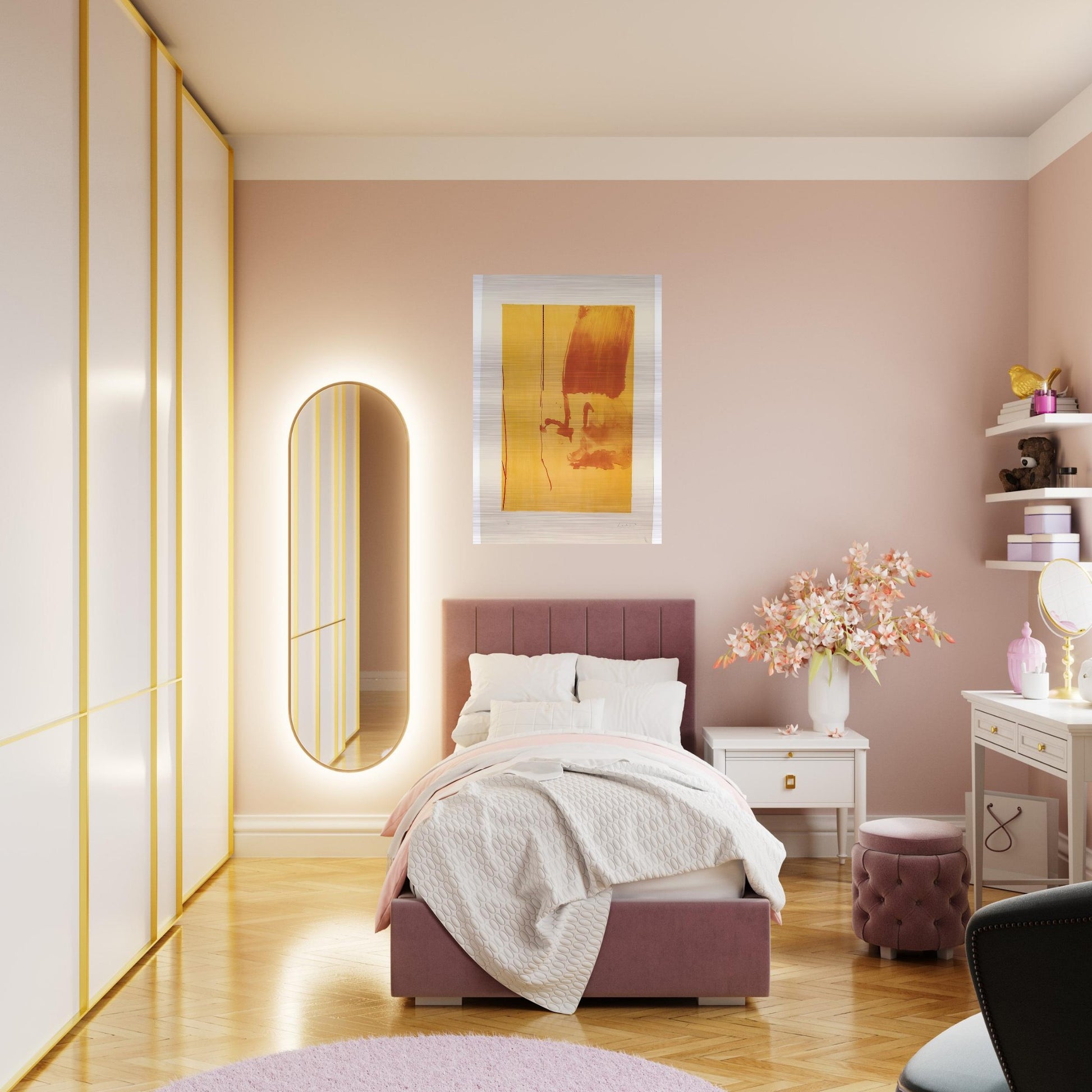 Harvest - 1976 - Helen Frankenthaler Brushed Aluminum Print - 70x100 cm / 28x40 inches | Helen Frankenthaler Aluminum Print | Helen Frankenthaler Prints