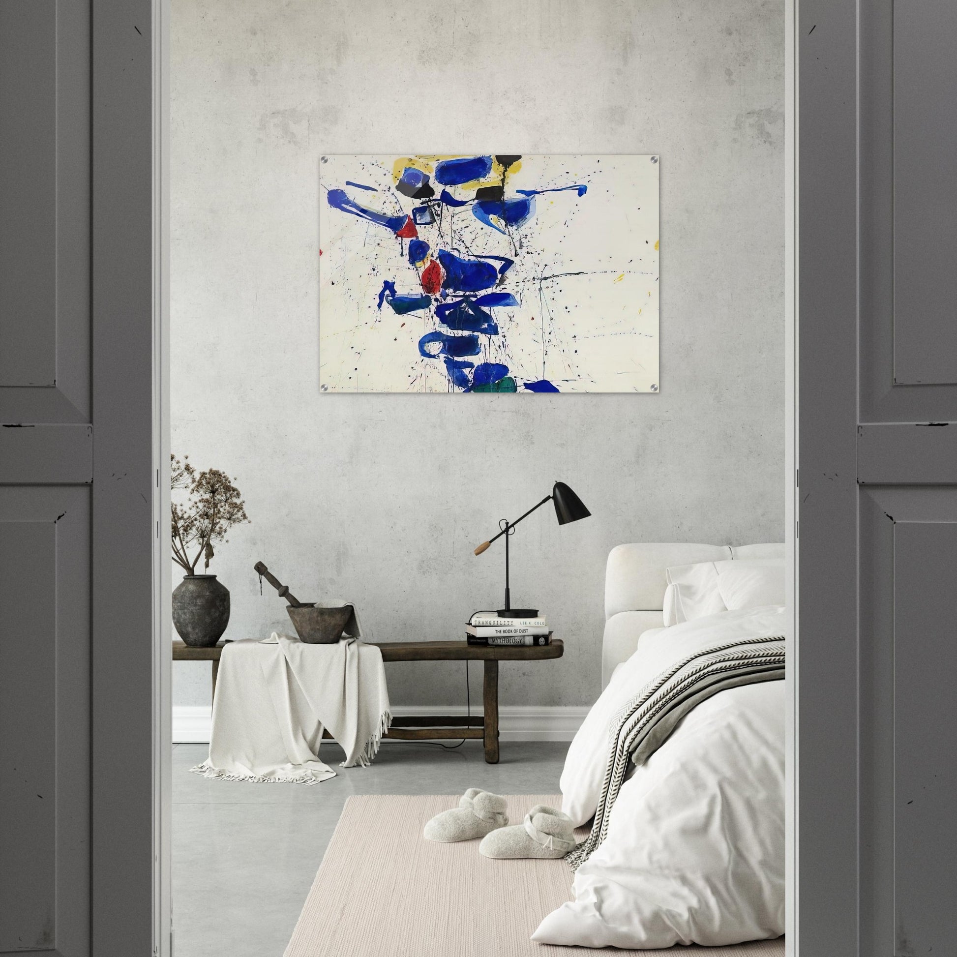 Untitled  SF59-531  - Sam Francis Acrylic Print - 70x100 cm / 28x40″ inches | Sam Francis Wall Art | Sam Francis Prints