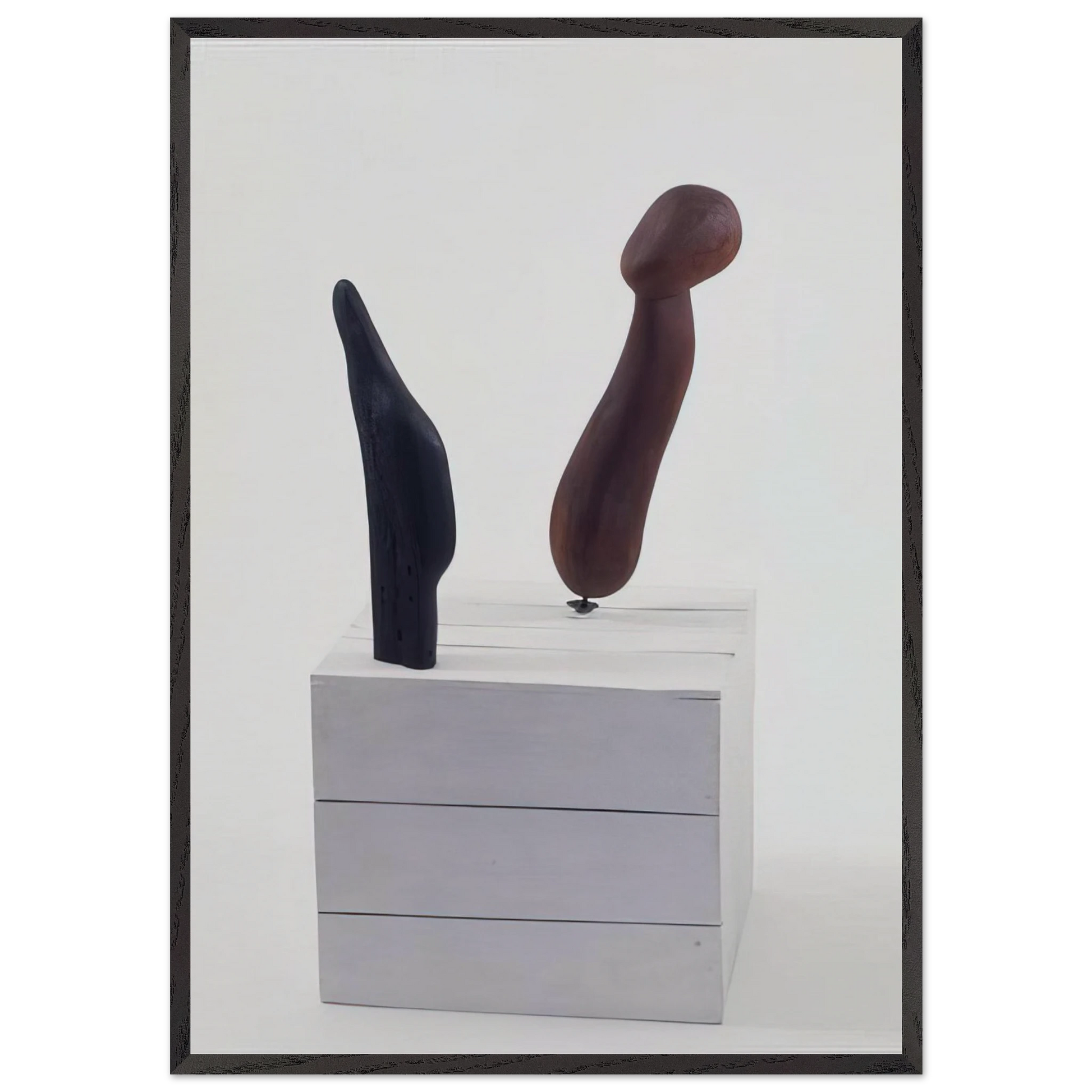 MACHINE MOTORISEE 1933 - Alexander Calder Framed Art Print – Black Wooden Frame - Default Title - -Framed Art Print