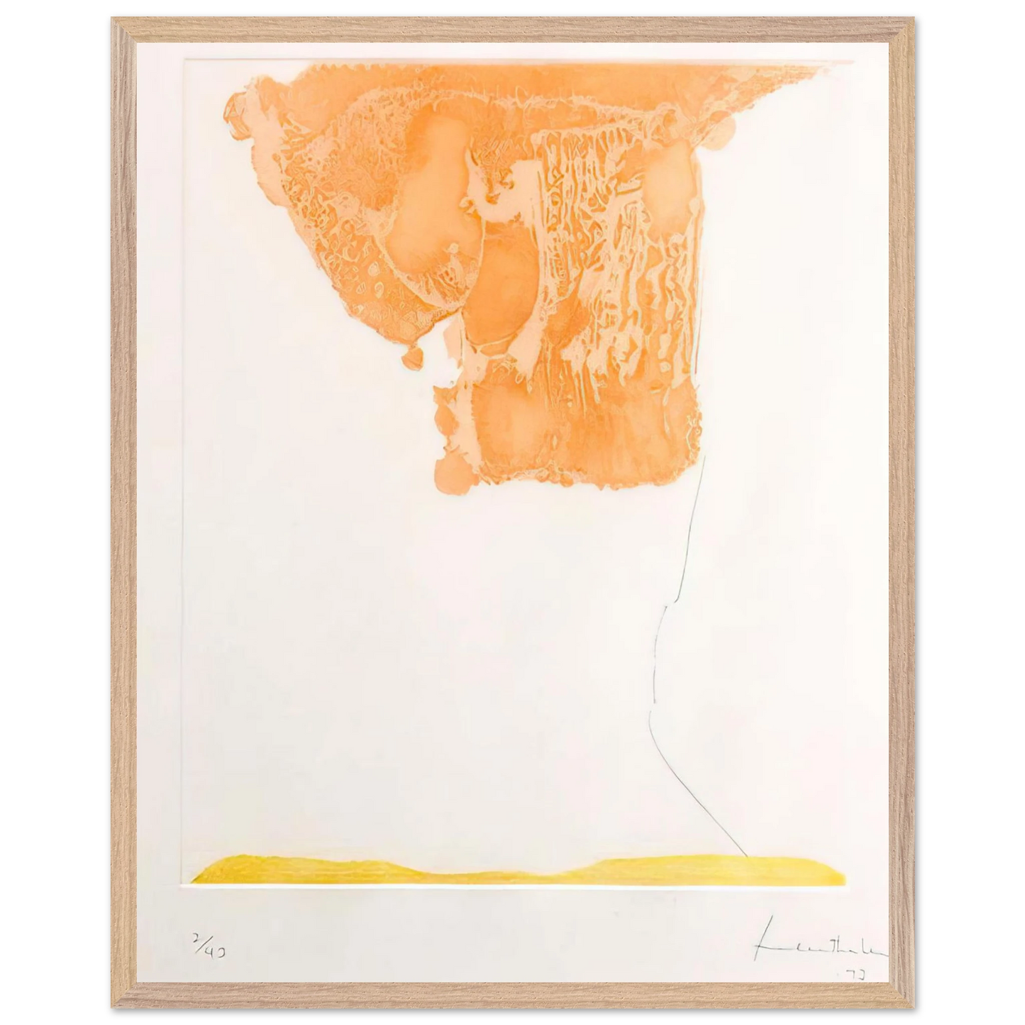 Helen Frankenthaler - Pranzo Italiano - 1973 Wall art - A2 (42 x 59.4  cm) - Fine Art Poster - -