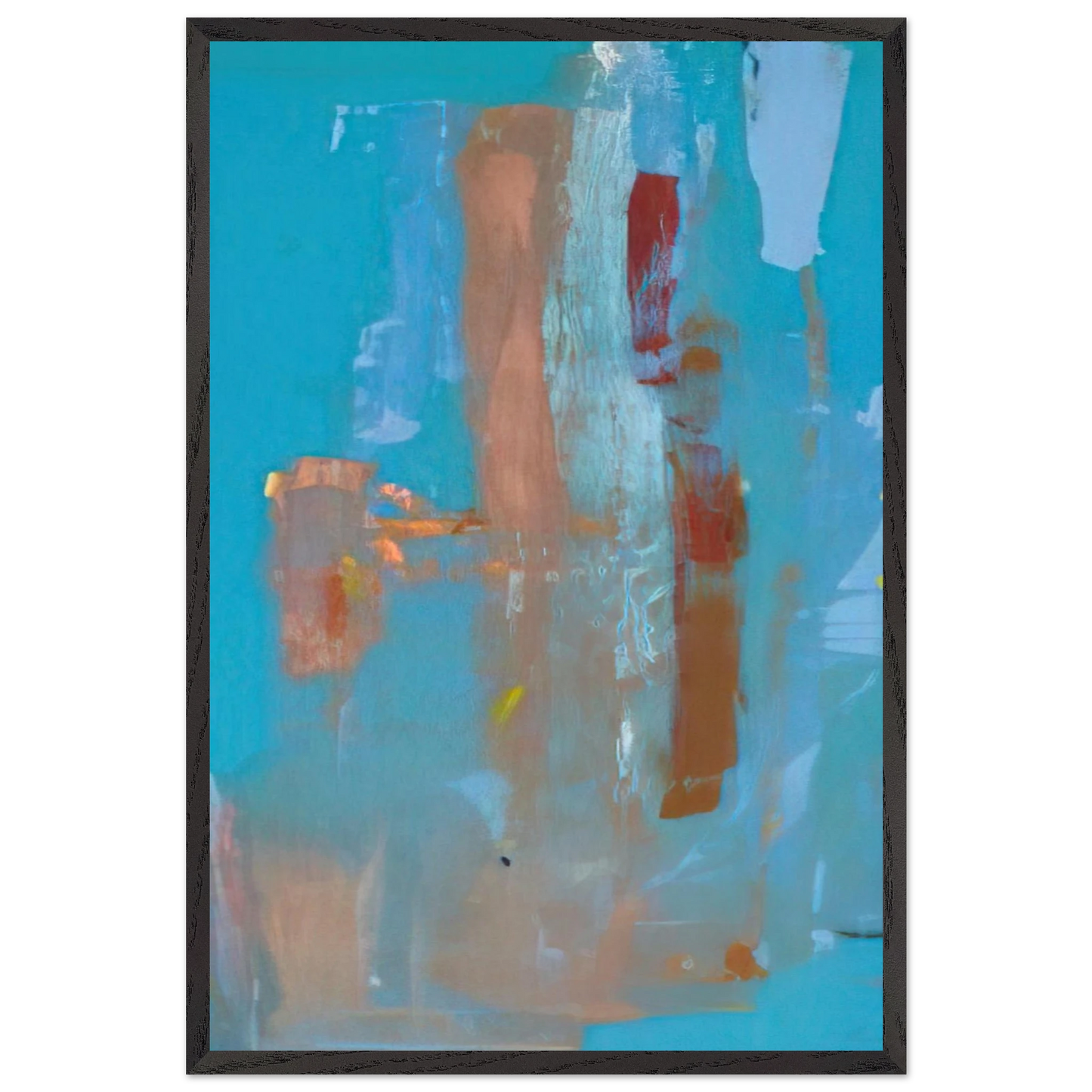 Helen Frankenthaler - In on Blue - 1976 Wall art - 45x60 cm / 18x24 inches - Fine Art Poster - -