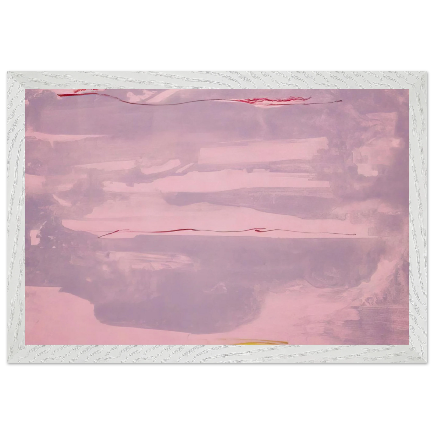 Helen Frankenthaler - Dream Walk - 1977 Wall art - 20x25 cm / 8x10 inches - Premium Wooden Framed Poster With Fine Art Paper - Wood frame