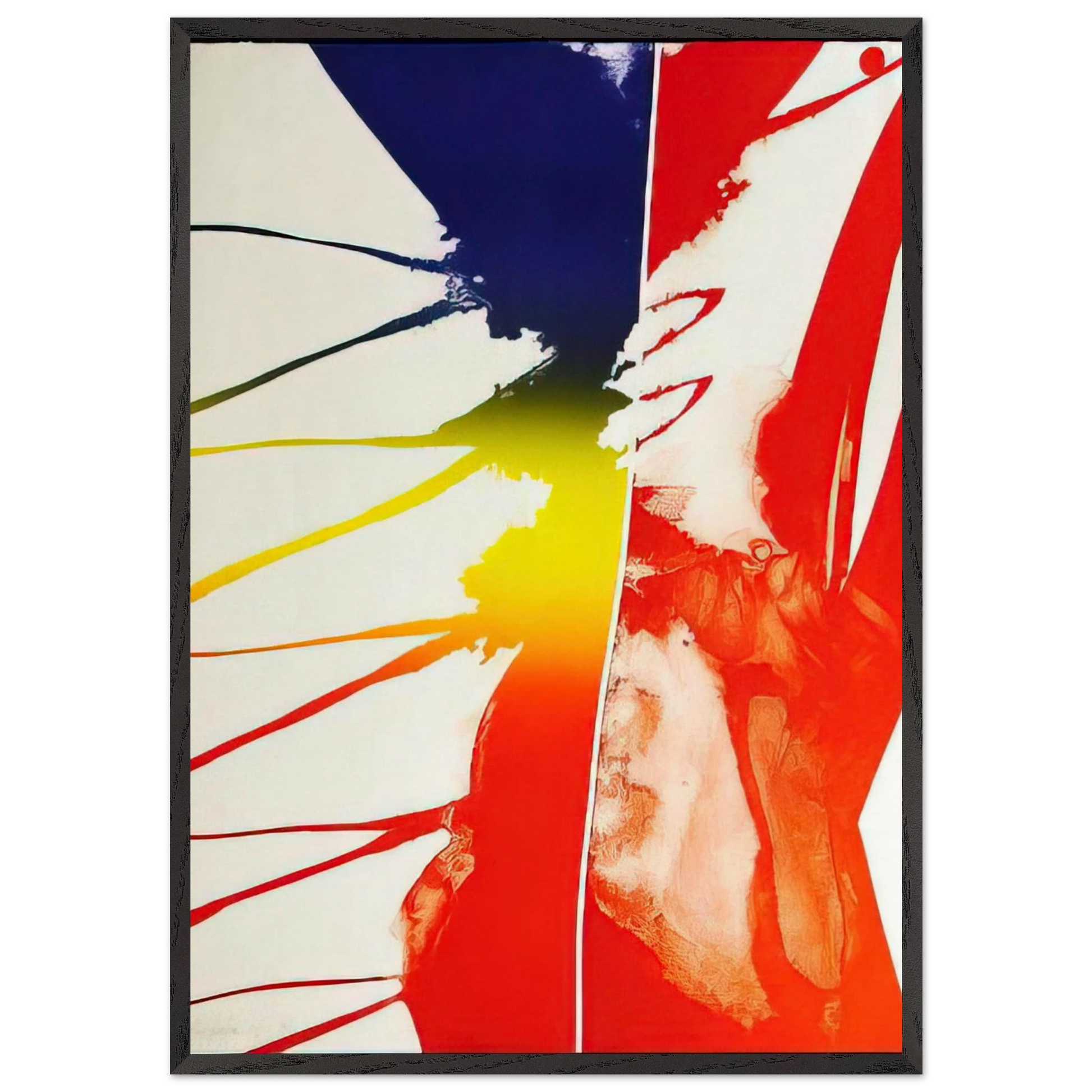 Continental Divide - Paul Jenkins Framed Art Print – Black Wooden Frame - Default Title - -Framed Art Print