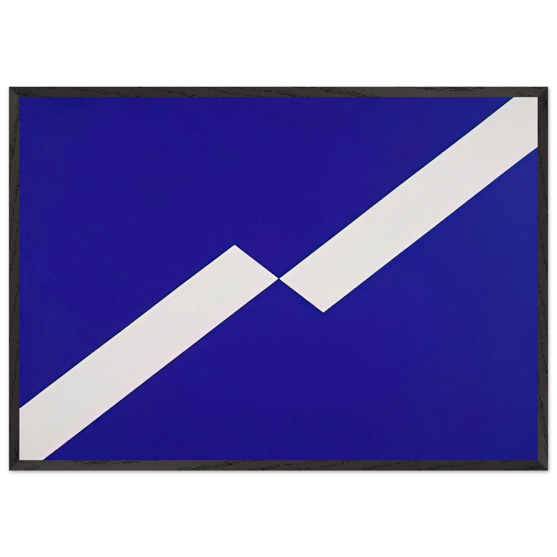 Encounter - 2009 - Carmen Herrera Framed Art Print – Black Wooden Frame - Default Title - -Framed Art Print