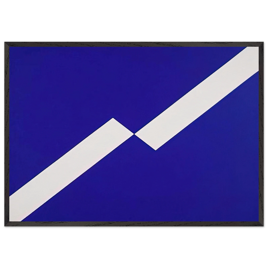 Encounter - 2009 - Carmen Herrera Framed Art Print – Black Wooden Frame - Default Title - -Framed Art Print