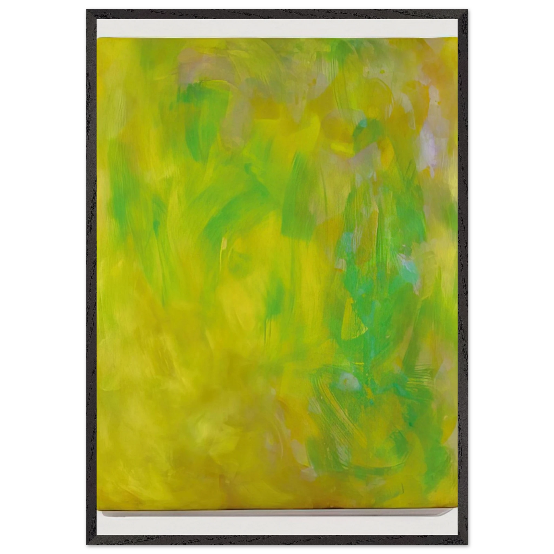 UNTITLED 1983 - Gotthard Graubner Framed Art Print – Black Wooden Frame - Default Title - -Framed Art Print