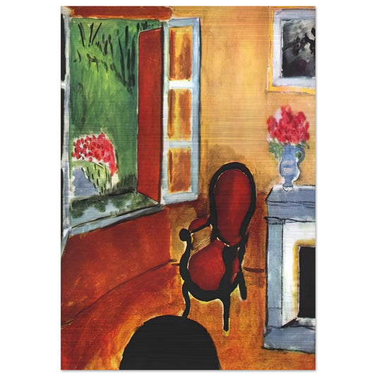 INTERIOR 1940 - Henri Matisse Brushed Aluminum Print - 70x100 cm / 28x40 inches | Henri Matisse Aluminum Print | Henri Matisse Prints