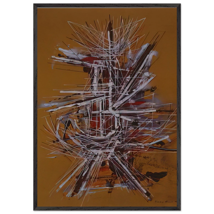 Southwest Image - 1958 - Jimmy Ernst 70x100 cm / 28x40 inches Framed Art Print – Black Wooden Frame