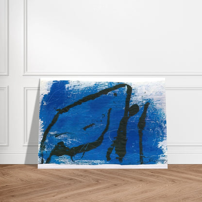 G-7 - 1987 - Emil Schumacher Brushed Aluminum Print - 70x100 cm / 28x40 inches | Emil Schumacher Aluminum Print | Emil Schumacher Prints