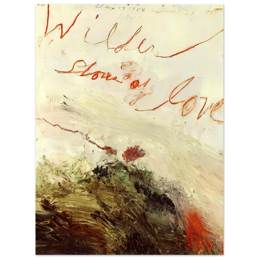 Cy Twombly - Wilder Shores of Love Fine Art Poster - Default Title