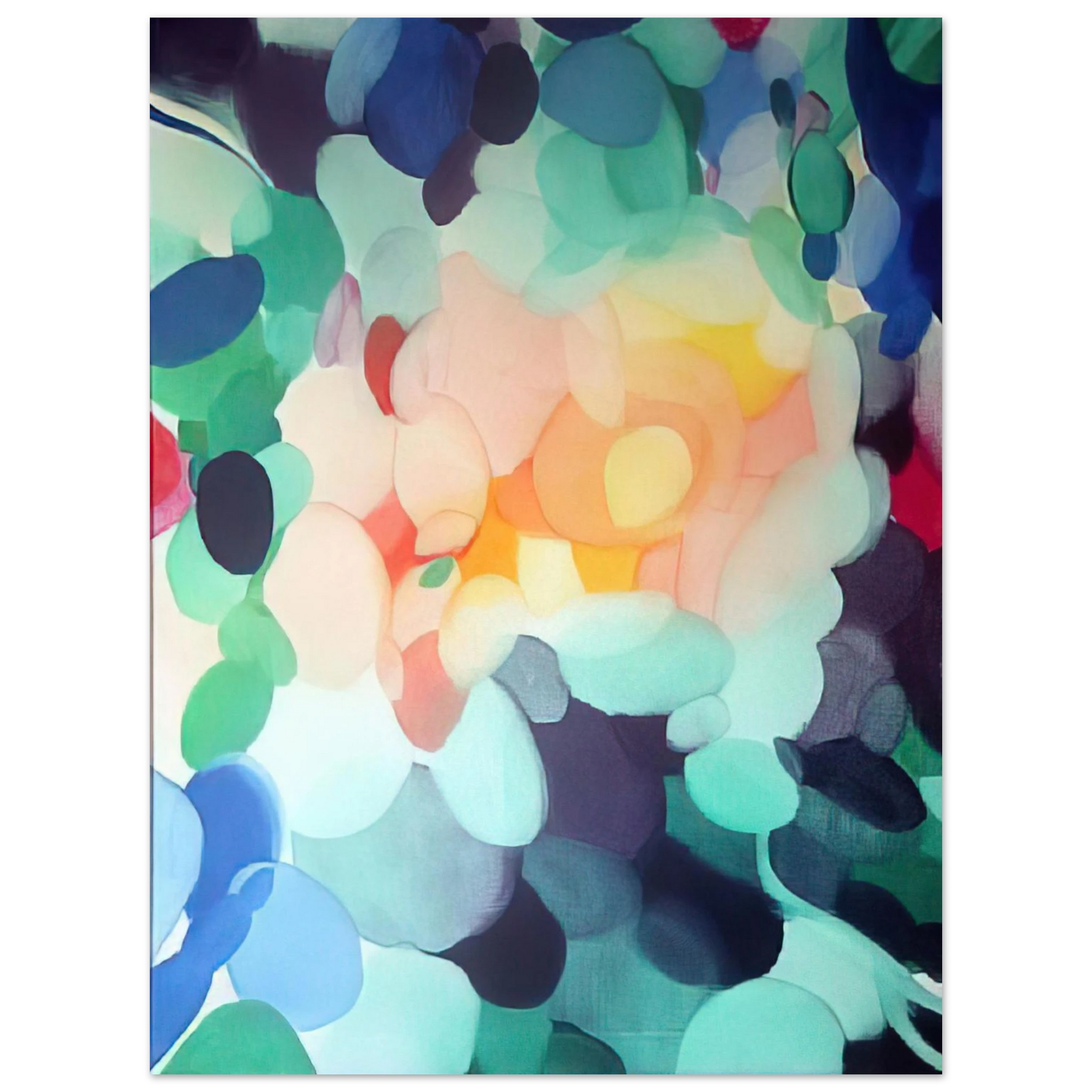Alice Baber - Golden Center in the Ladder Fine Art Poster - Default Title