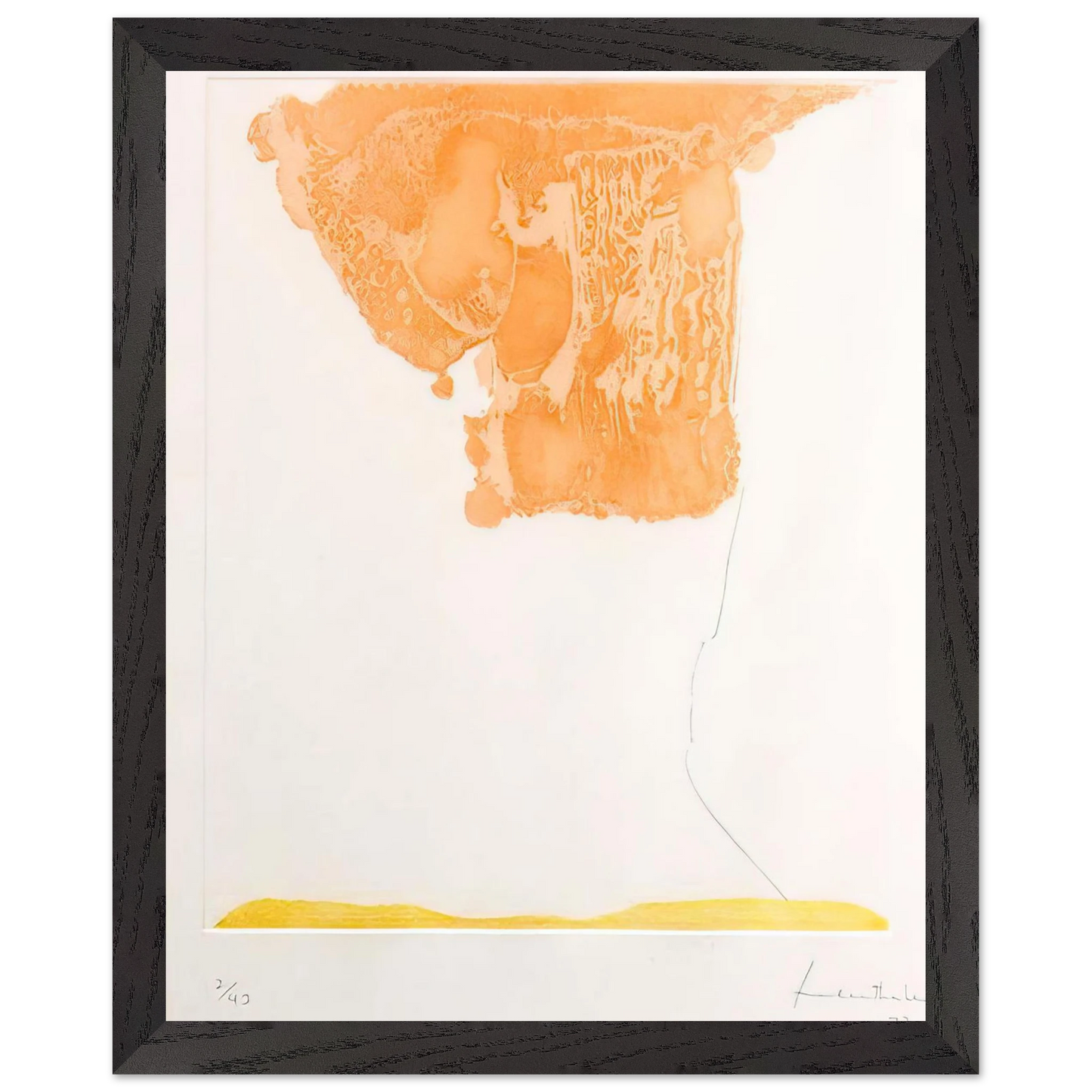 Helen Frankenthaler - Pranzo Italiano - 1973 Wall art - 45x60 cm / 18x24 inches - Fine Art Poster - -