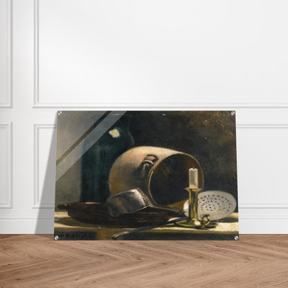 STILL LIFE WITH EARTHEN POT 1892 - Henri Matisse Acrylic Print - 70x100 cm / 28x40″ inches | Henri Matisse Wall Art | Henri Matisse Prints