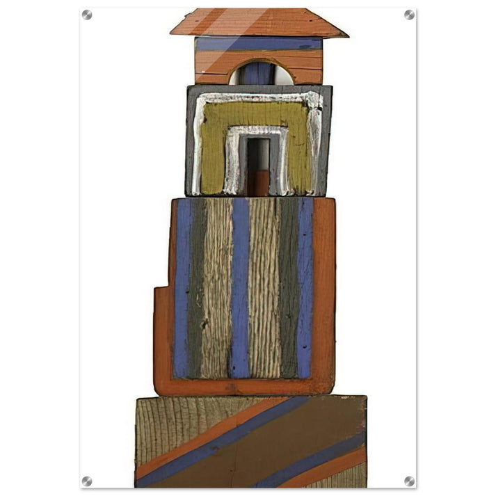 The Tower - 1969 - Betty Parsons Acrylic Print - 70x100 cm / 28x40″ inches | Betty Parsons Wall Art | Betty Parsons Prints