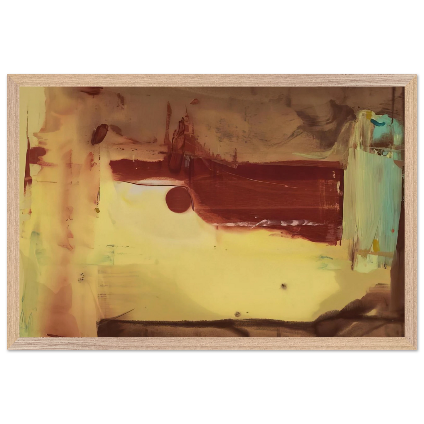 Helen Frankenthaler - Desert Pass - 1976 Wall art - 45x60 cm / 18x24 inches - Fine Art Poster - -
