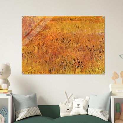 Arles View from the Wheat Fields - Vincent van Gogh Acrylic Print - 70x100 cm / 28x40″ inches | Vincent van Gogh Wall Art | Vincent van Gogh Prints