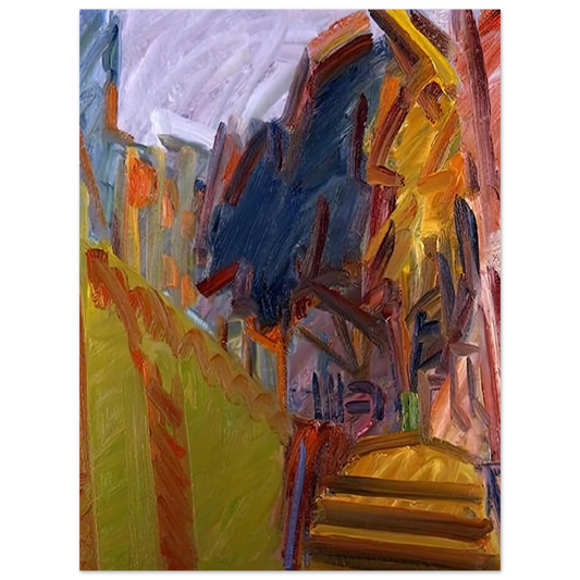Frank Auerbach - ALBERO DI FRONTE Fine Art Poster - Default Title
