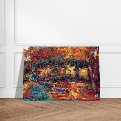 The Japanese Bridge 7 - claude monet Brushed Aluminum Print - 70x100 cm / 28x40 inches | claude monet Aluminum Print | claude monet Prints