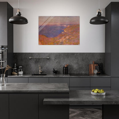 Cliff near Dieppe - claude monet Acrylic Print - 70x100 cm / 28x40″ inches