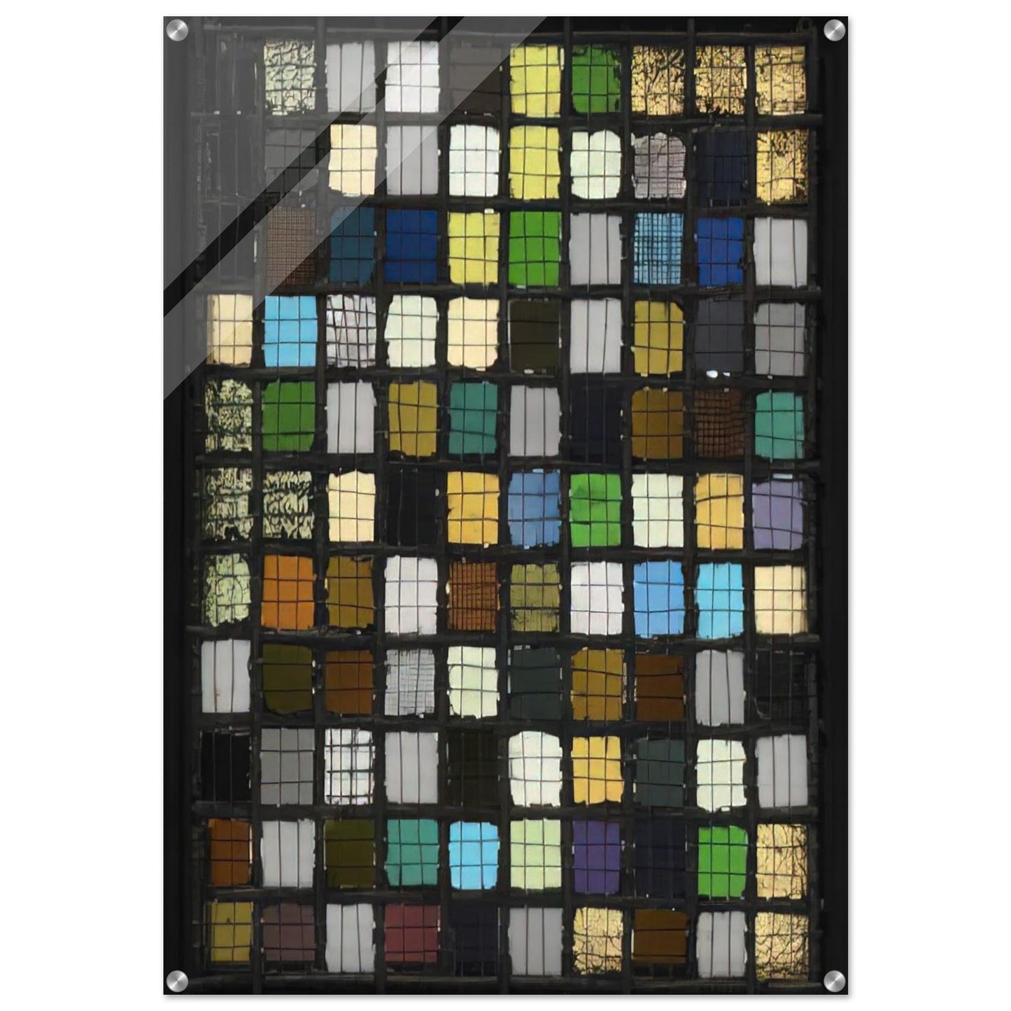 GRID MOUNTED 1921 - Josef Albers Acrylic Print - 70x100 cm / 28x40″ inches | Josef Albers Wall Art | Josef Albers Prints