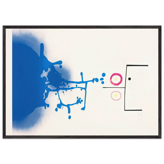 Sun and Sky - 1979 - Victor Pasmore Framed Art Print – Black Wooden Frame - Default Title - -Framed Art Print