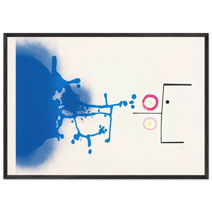 Sun and Sky - 1979 - Victor Pasmore 70x100 cm / 28x40 inches Framed Art Print – Black Wooden Frame