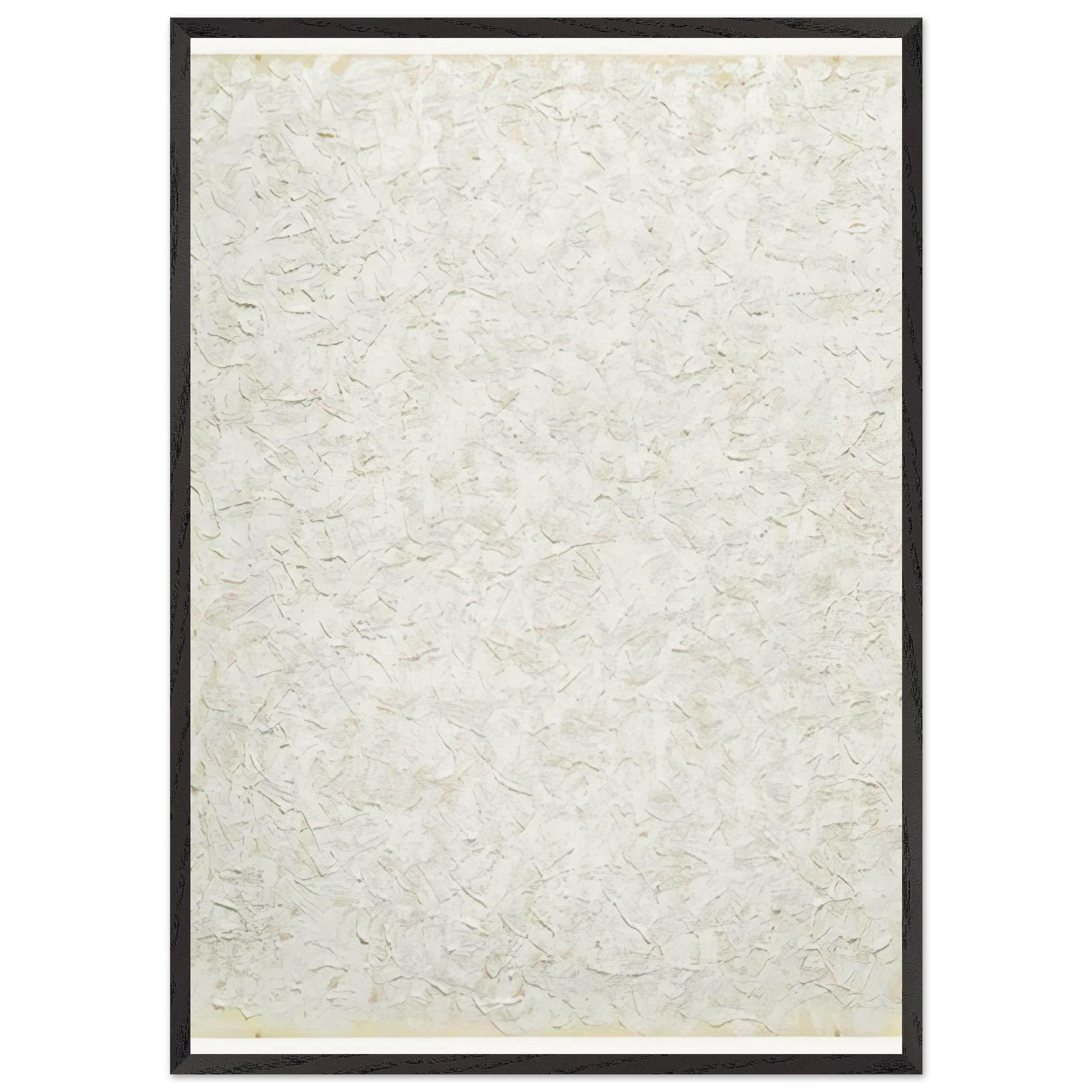 Rule - Robert Ryman Framed Art Print – Black Wooden Frame - Default Title - -Framed Art Print