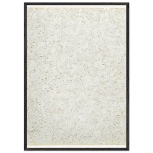 Rule - Robert Ryman Framed Art Print – Black Wooden Frame - Default Title - -Framed Art Print